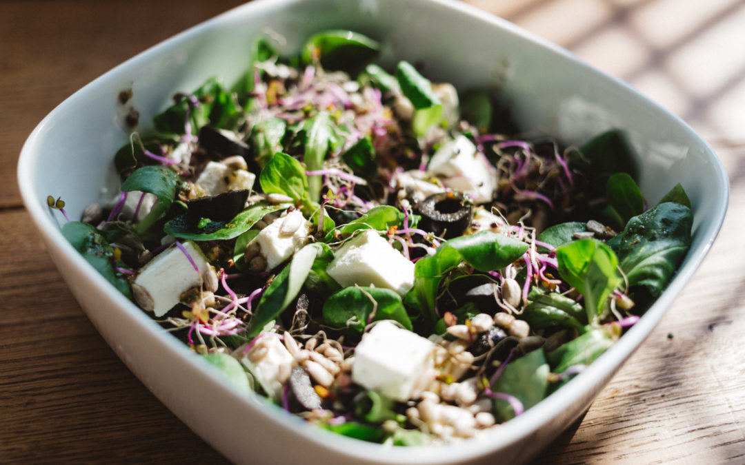 Quinoa feta salad