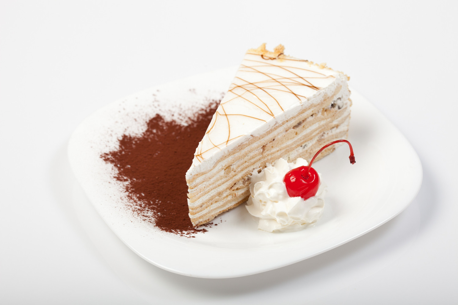 White chocolate coffee cake