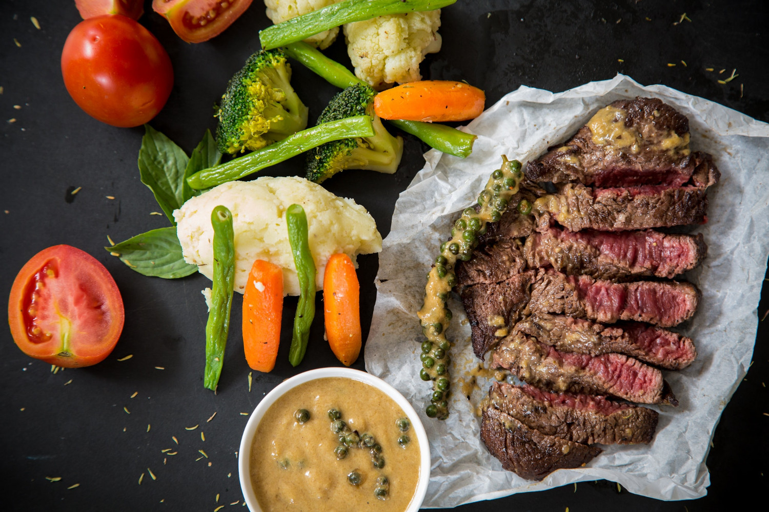 Steak pepper sauce